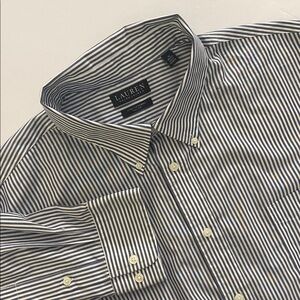 Ralph Lauren Blue and White Striped Shirt